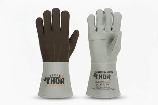 Extreme heat welding gloves